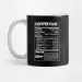 كوب سفر Enhypen — إصدار "Nutritional Facts" — Enhypen Black Edition