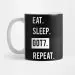 كوب معزول Got7 — إصدار "EAT. SLEEP. GOT7. REPEAT." — Got7 White Edition