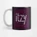 Itzy Travel Mug Typography Artwork — Green Retro Ver.