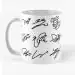 Twice K pop Mug ALL MEMBERS SIGNATURE — Blue Casual Ver.