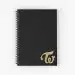 Twice Spiral Notebook LOGO — Black Classic Ver.