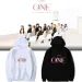 Iz*one Unisex Hoodie ONE — Silver Deluxe Ver.