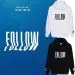 هودي سحاب Monsta X — إصدار "FOLLOW" — Monsta X Black Hoodie