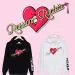 هودي سحاب Red Velvet — إصدار "Russia Roulette" — Red Velvet Black Hoodie