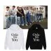 هودي بولوفر Seventeen — إصدار "SEVENTEEN" — Seventeen Black Hoodie