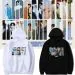 هودي بولوفر Seventeen — إصدار "SEVENTEEN" — Seventeen Black Hoodie