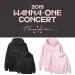 هودي سحاب Wanna One — إصدار "Therefore" — Wanna One Black Hoodie