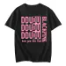 تيشيرت أوفرسايز Black Pink — إصدار "DDUDU" — Black Pink Limited Edition