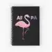 Aespa Spiral Notebook Flamingo — Red Stylish Ver.