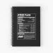 دفتر ملاحظات Ateez — إصدار "Nutritional Facts" — Ateez Oversized Ver.