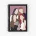 دفتر حلزوني Black Pink — إصدار "Line Art" — Black Pink Limited Edition