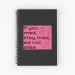 دفتر حلزوني Black Pink — إصدار "If You Mad Stay Mad We" — Black Pink Limited Edition