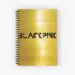 نوت بوك Black Pink — إصدار "Typography" • ورق مربعات — Black Pink Limited Edition