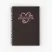 دفتر حلزوني Black Pink — إصدار "Born To Be Alone" — Black Pink Limited Edition