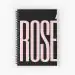 دفتر حلزوني Black Pink — إصدار "Typography" • ورق مربعات — Black Pink Limited Edition