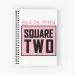 نوت بوك Black Pink — إصدار "Square Two" — Black Pink Limited Edition