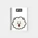 Bt21 K pop Notebook — White Exclusive Ver.