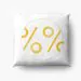 Apink Throw Pillow Percent — Black Casual Ver.