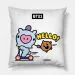 Bt21 Throw Pillow — Blue Limited Ver.