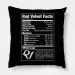وسادة بلَش Red Velvet — إصدار "Nutritional Facts" • قماش مخملي/بلش — Red Velvet Limited Edition