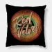 مخدة Red Velvet — إصدار "Vintage Circle Art" • قماش مخملي/بلش — Red Velvet Limited Edition