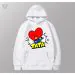Bt21 Zip Hoodie — White Edition