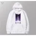 هودي أوفرسايز Bts — إصدار "BTS" — Bts Black Hoodie
