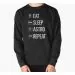 سويتشرت كيبوب Astro — إصدار "EAT SLEEP ASTRO REPEAT" — Astro Limited Edition