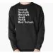 Red Velvet Crewneck Sweatshirt All Members Name — Navy Exclusive Ver.
