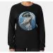 Treasure Oversized Sweatshirt Kim Doyoung Artwork — Purple Casual Ver.
