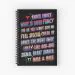 Twice K pop Notebook Title (Grid) — Purple Retro Ver.