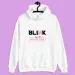 هودي سحاب Black Pink — إصدار "BLINK" — Black Pink Black Hoodie