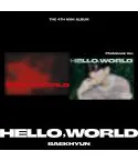 البوم اصلي النسخة العشوائية BAEKHYUN 4th HELLO WORLD VerPhotobook CD