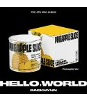 Official Album BAEKHYUN 4th Mini Album HELLO WORLD CD Pineapple