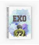 دفتر حلزوني Exo — إصدار "EXO" — Exo Limited Edition