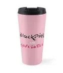 Black Pink Insulated Tumbler v3 Travel Series — Gold Stylish Ver.