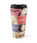 Black Pink Insulated Tumbler v4 Monogram — Red Retro Ver.