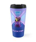 Black Pink Insulated Tumbler v2 Signature Logo — Pink Stylish Ver.