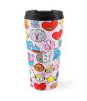 كوب حافظ Bt21 — إصدار 4 إصدار "BT21" — Bt21 Black Edition