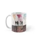 Black Pink Travel Mug Signature Logo — Navy Premium Ver.