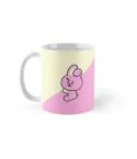 Bt21 K pop Mug — Pink Retro Ver.