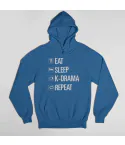 هودي سحاب Kpop — إصدار "K-POP" — Kpop Black Hoodie