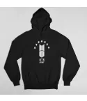 هودي أوفرسايز Bts — إصدار "BTS" — Bts Black Hoodie