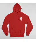 هودي أوفرسايز Bts — إصدار "BTS" — Bts Black Hoodie