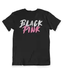 تيشيرت بطباعة Black Pink — إصدار "Signature" — Black Pink Limited Edition