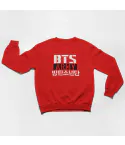 Bts Crewneck Sweatshirt — White Retro Ver.