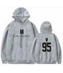 هودي يونيسكس Bts — إصدار "BTS" — Bts Black Hoodie