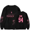 Bts Crewneck Sweatshirt — Black Premium Ver.