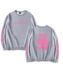 Black Pink K pop Sweatshirt Signature — White Retro Ver.
