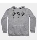 Txt Oversized Hoodie — Purple Exclusive Ver.